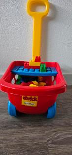 Abrick Speelgoed Kar met Blokken, Kinderen en Baby's, Speelgoed | Bouwstenen, Ophalen, Gebruikt, Abrick