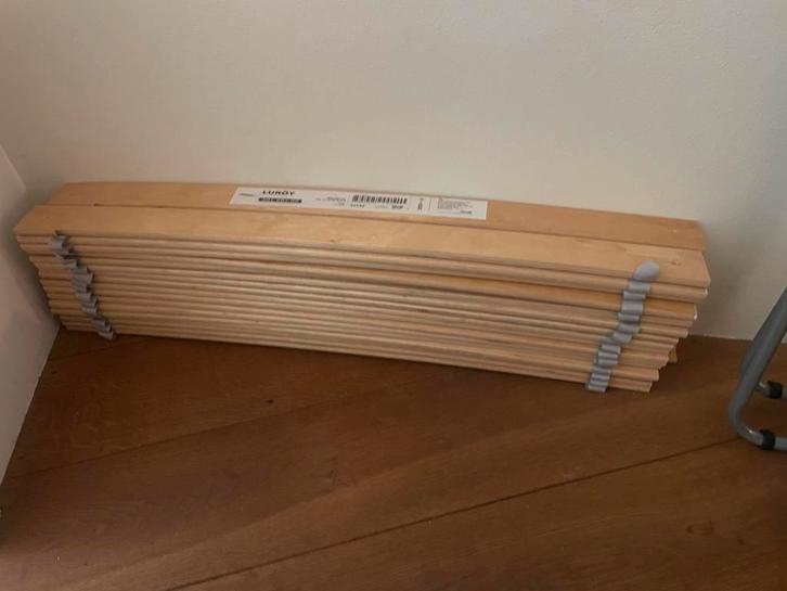 Ikea Lattenbodem luroy 80x200 2 stuks, Huis en Inrichting, Slaapkamer | Matrassen en Bedbodems, Gebruikt, Bedbodem, 80 cm, 200 cm