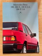 Mercedes-Benz 190 reeks autofolder 1986 brochure 190E, Gelezen, Ophalen of Verzenden, Mercedes