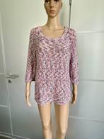 H717 Claudia Strater maat S/M=36/38/40 gebreide trui blauw, Blauw, Ophalen of Verzenden, Zo goed als nieuw, Maat 36 (S)