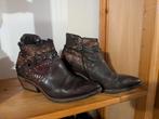 AS98 Bruine Stoere Enkellaarsjes waxleer Maat 38, AS98, Ophalen of Verzenden, Gedragen, Lage of Enkellaarzen