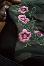 Veter Laarsjes zwart met legerprint en bloemen  39 Graceland, Kleding | Dames, Schoenen, Overige kleuren, Lage of Enkellaarzen