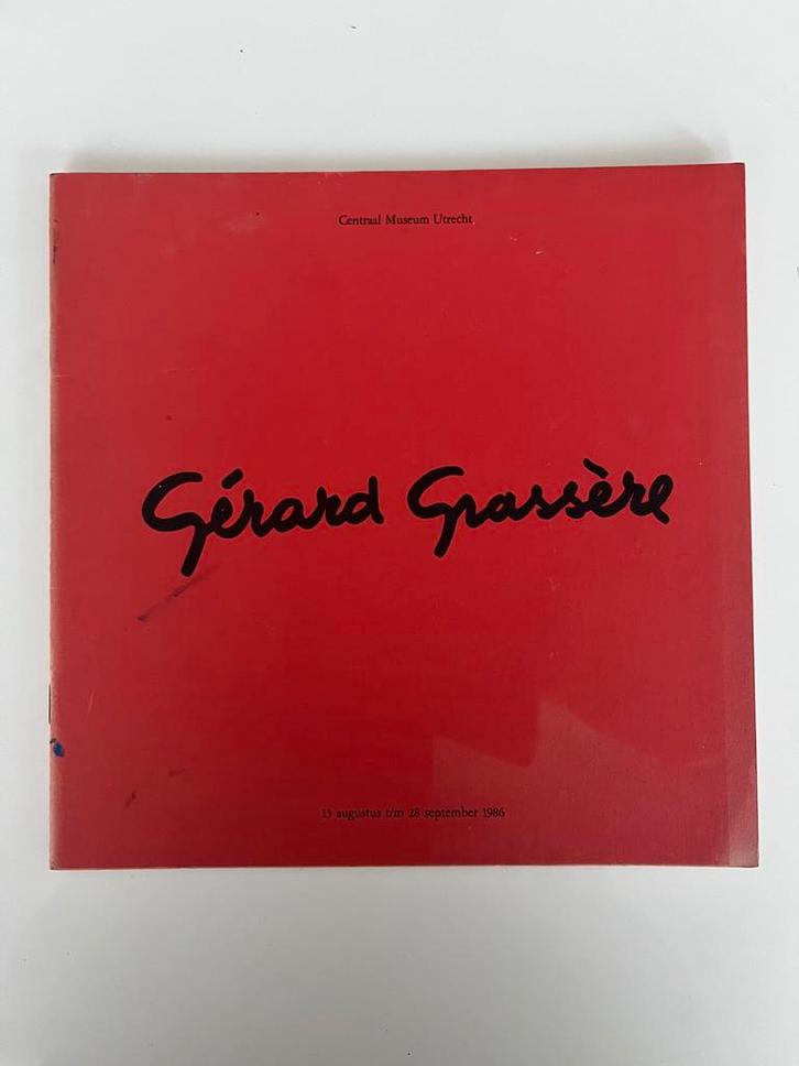 Gérard Grassère - Catalogus Centraal Museum Utrecht, Boeken, Catalogussen en Folders, Gelezen, Catalogus, Verzenden