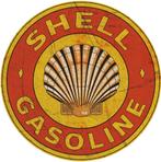 Rond wandbord Shell Gasoline, Ophalen of Verzenden, Nieuw