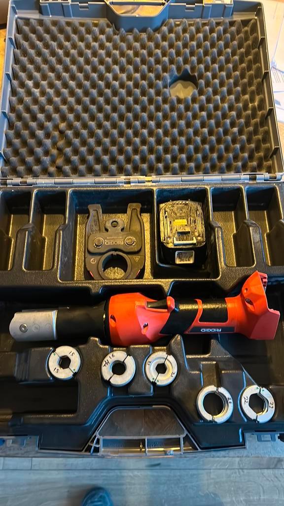 Ridgid persmachine RP 219 met factuur, Doe-het-zelf en Verbouw, Gereedschap | Handgereedschap, Zo goed als nieuw, Ophalen
