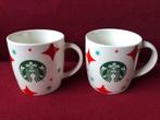 2x Starbucks coffee mug kerstmis mok drinkbeker koffiemok, Ophalen of Verzenden, Zo goed als nieuw, Overige stijlen, Kop(pen) en/of Schotel(s)