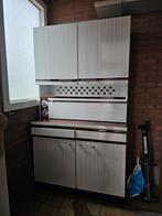 Retro Kast met Klok & Timer, Ophalen, Gebruikt, 100 tot 150 cm, 150 tot 200 cm