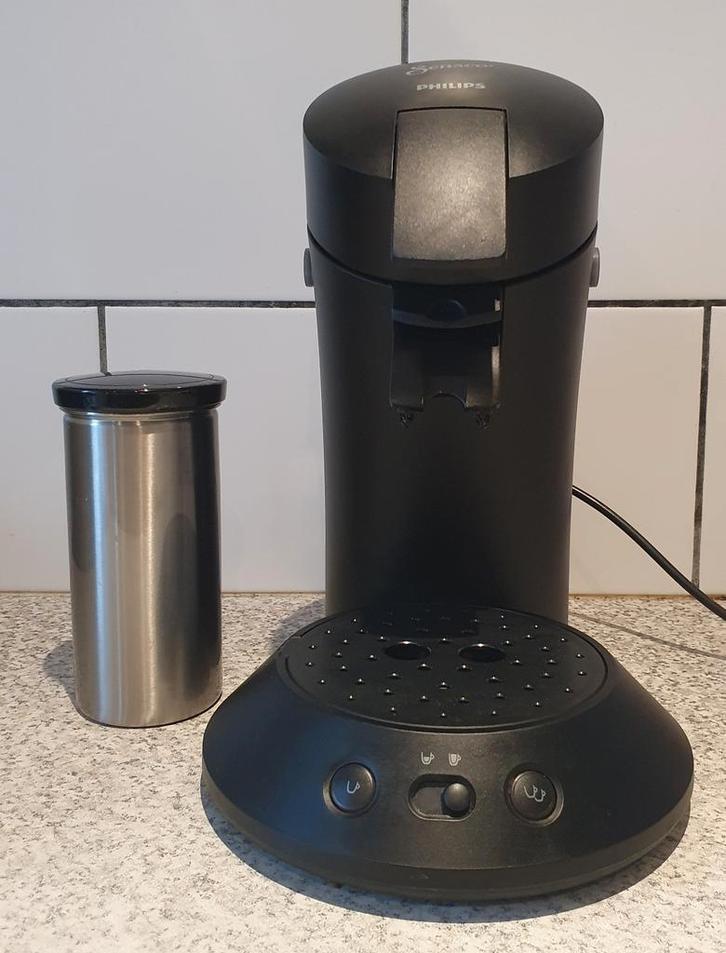Senseo Apparaat CSA210, Witgoed en Apparatuur, Koffiezetapparaten, Zo goed als nieuw, Koffiepads en cups, Koffiemachine, Afneembaar waterreservoir