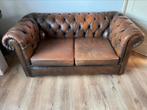 Chesterfield tweezits bank, Huis en Inrichting, Ophalen, Gebruikt, 150 tot 200 cm, Tweepersoons