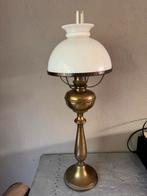 Antieke koperen  olielamp, Antiek en Kunst, Antiek | Lampen, Ophalen of Verzenden
