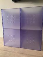 4 lila kleurige opruimboxen lekman ikea, Doe-het-zelf en Verbouw, Kratten en Dozen, Ophalen, Minder dan 35 cm, Minder dan 50 cm