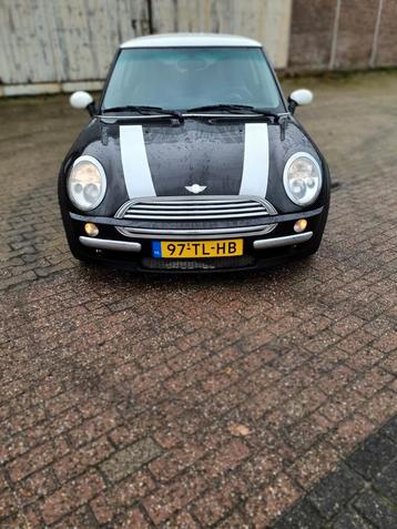 Mini 1.6 16V Cooper 2003 Zwart beschikbaar voor biedingen