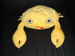 IKEA KRAB KUSSEN VELOURS GEEL MET TWEE SCHAREN EN ACHT POOTJ, Ophalen of Verzenden, Nieuw, Overige typen