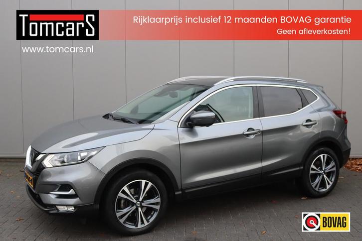 Nissan QASHQAI 1.6DIG-T 163PK N-Connecta Trekhaak/Panoramada, Auto's, Nissan, Bedrijf, Te koop, Qashqai, 360° camera, ABS, Achteruitrijcamera