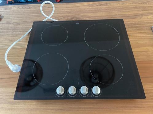 Inductiekookplaat met draaiknoppen, Witgoed en Apparatuur, Kookplaten, Zo goed als nieuw, Inbouw, Inductie, 4 kookzones, Ophalen