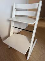 Stokke tripp trapp wit, Ophalen, Gebruikt, Meegroeistoel, Aanschuifbaar