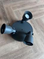 Plafond lamp met 3 spots, Huis en Inrichting, Lampen | Spots, Ophalen, Zo goed als nieuw, Metaal of Aluminium