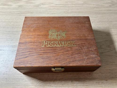 Pickwick Theedoos Bruin 6 Vakken, Huis en Inrichting, Keuken | Keukenbenodigdheden, Zo goed als nieuw, Ophalen of Verzenden
