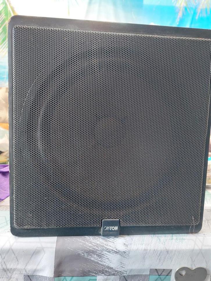 Canton Subwoofer Plus C - Goed Werkend, Audio, Tv en Foto, Luidsprekers, Gebruikt, Subwoofer, 60 tot 120 watt, Overige merken