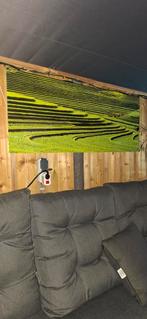 Schilderij op glas, Ophalen, Gebruikt, 50 tot 75 cm, 125 cm of meer