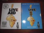 Live aid & Live 8 2x4DVD krasvrij met boekjes, Cd's en Dvd's, Gebruikt, Alle leeftijden, Boxset, Muziek en Concerten
