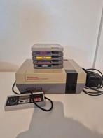 Nintendo nes (pal en ntsc) met spellen, Ophalen of Verzenden, Gebruikt, Met 1 controller, Met games