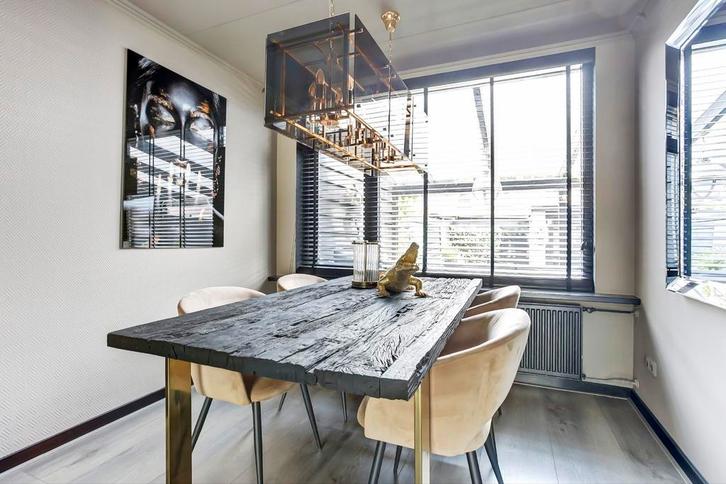 Eettafel zeer zwaar! Richmond Interiors, Huis en Inrichting, Tafels | Eettafels, 50 tot 100 cm, 200 cm of meer, Rechthoekig, Ophalen of Verzenden