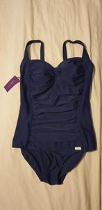 Gloednieuwe Lascana badpak + beugels. Maat 40 E. Donkerblauw, Kleding | Dames, Badmode en Zwemkleding, Verzenden, Nieuw, Blauw