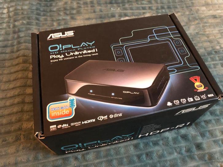 Asus O!Play HDP-R1 Media Player, Audio, Tv en Foto, Mediaspelers, Zo goed als nieuw, Zonder harde schijf, HDMI, Ophalen of Verzenden