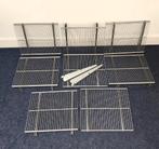 ELFA Kleding Wandsysteem Ophangsysteem 9 Delig + 2 Dragers, Ophalen, Gebruikt, 25 tot 50 cm, Minder dan 100 cm