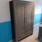 TWF Babykamer Meubels kast, commode en wandrek - Grijs, Ophalen, Overige materialen, 50 tot 100 cm, Zo goed als nieuw