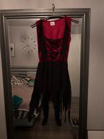 Leuk rood/zwart carnaval jurkje - Maat S, Carnaval, Ophalen of Verzenden, Kleding, Maat 36 (S)