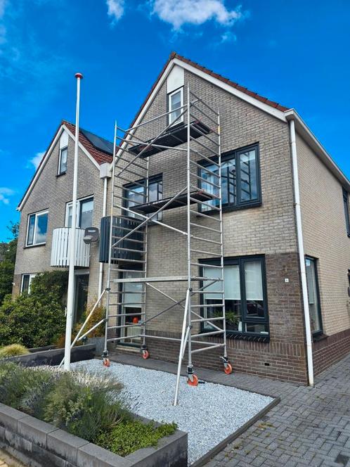 Rolsteiger  te huur. Werkhoogte 7.20, Doe-het-zelf en Verbouw, Steigers, Zo goed als nieuw, Rolsteiger of Kamersteiger, 5 meter of hoger