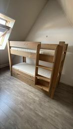 Houten stapelbed, Kinderen en Baby's, Kinderkamer | Stapelbedden en Hoogslapers, Ophalen, Zo goed als nieuw, Stapelbed