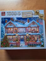 Kersthuis puzzel 1000 stukjes, Ophalen of Verzenden, Zo goed als nieuw
