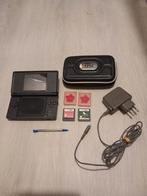Nintendo DS Lite, Spelcomputers en Games, Spelcomputers | Nintendo DS, Met games, Zwart, Ophalen of Verzenden, Zo goed als nieuw
