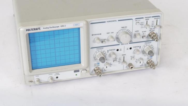 Voltcraft 630-2 Analoge 30MHz Dual-Channel Oscilloscoop, Doe-het-zelf en Verbouw, Meetapparatuur, Gebruikt, Ophalen of Verzenden