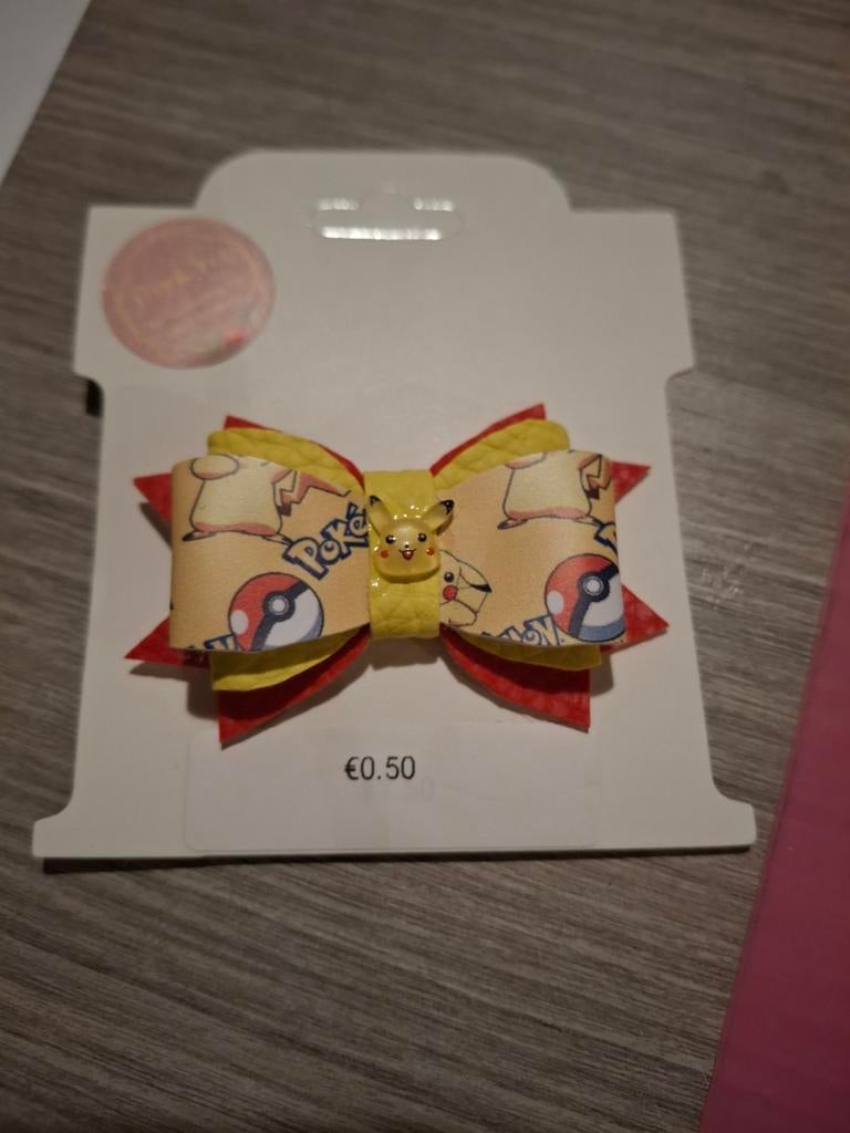 Haarstrikje Pikachu - Nieuw & Handgemaakt, Ophalen of Verzenden, Nieuw, Handgemaakt