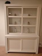 Witte buffetkast / vitrinekast van "Het Kabinet*, Huis en Inrichting, Ophalen of Verzenden, Zo goed als nieuw, 25 tot 50 cm, 200 cm of meer