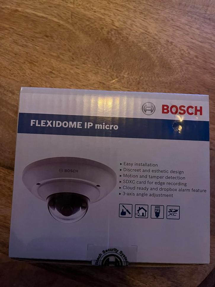Bosch Flexidome IP Micro - Nieuw!, Audio, Tv en Foto, Videobewaking, Nieuw, Binnencamera, Ophalen of Verzenden