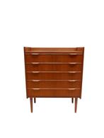 Vintage ladekast van Fredericia, jaren 60, Huis en Inrichting, Ophalen, Gebruikt, 5 laden of meer, Teakhout