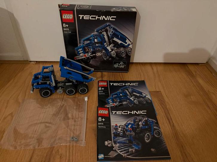 Lego Technic 8415 Kiepwagen, Kinderen en Baby's, Speelgoed | Duplo en Lego, Gebruikt, Lego, Complete set, Ophalen of Verzenden