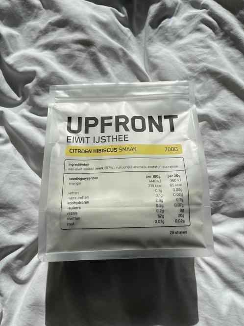 Upfront eiwit ijsthee NIEUW, Sport en Fitness, Gezondheidsproducten en Wellness, Nieuw, Poeder of Drank, Ophalen of Verzenden