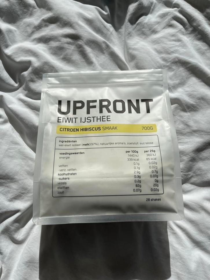 Upfront eiwit ijsthee NIEUW, Sport en Fitness, Gezondheidsproducten en Wellness, Nieuw, Poeder of Drank, Ophalen of Verzenden