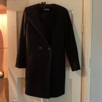 PRACHTIGE NIEUWE ELEGANTE SANDRO ZWARTE JAS WOL/CASHMERE, Zwart, Sandro, Nieuw, Ophalen of Verzenden