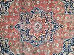 Handmade Persian wool Bidjar carpet medallion Iran 135x195cm, Persian Perzisch vintage oosters hype, Gebruikt, 100 tot 150 cm