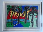 Schilderij Corneille "Le chat blue" 1998 / artist’s proof, Antiek en Kunst, Ophalen