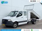 Mercedes-Benz Sprinter 514 2.2 CDI Kipper Dubbele Cabine Mix, Auto's, Achterwielaandrijving, Gebruikt, 4 cilinders, Start-stop-systeem