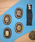 Duits wo2 lot k98 Normandie bunker Kraagspiegel wolfsangel., Verzenden, Duitsland