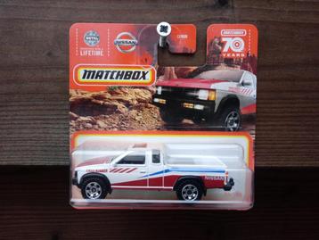 Nissan Hardbody (D21) '95 + motortrailer Matchbox beschikbaar voor biedingen